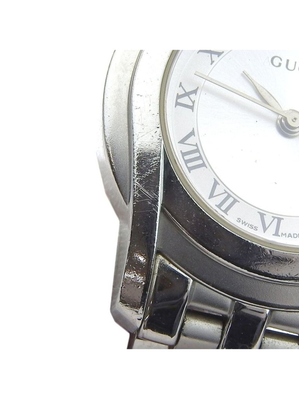 Gucci Stainless Steel Quartz Analog Display Silver Dial Watch - Picture 7 of 8